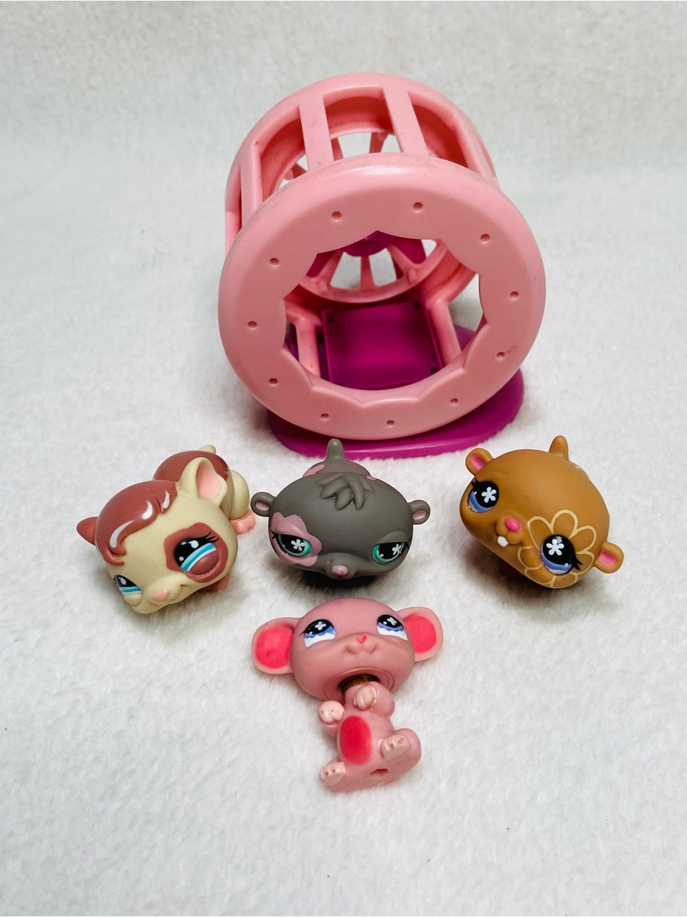 2000s Y2K Hasbro LPS Littlest Pet Shop Rodent Lot 683 + 624 + 625 + 632